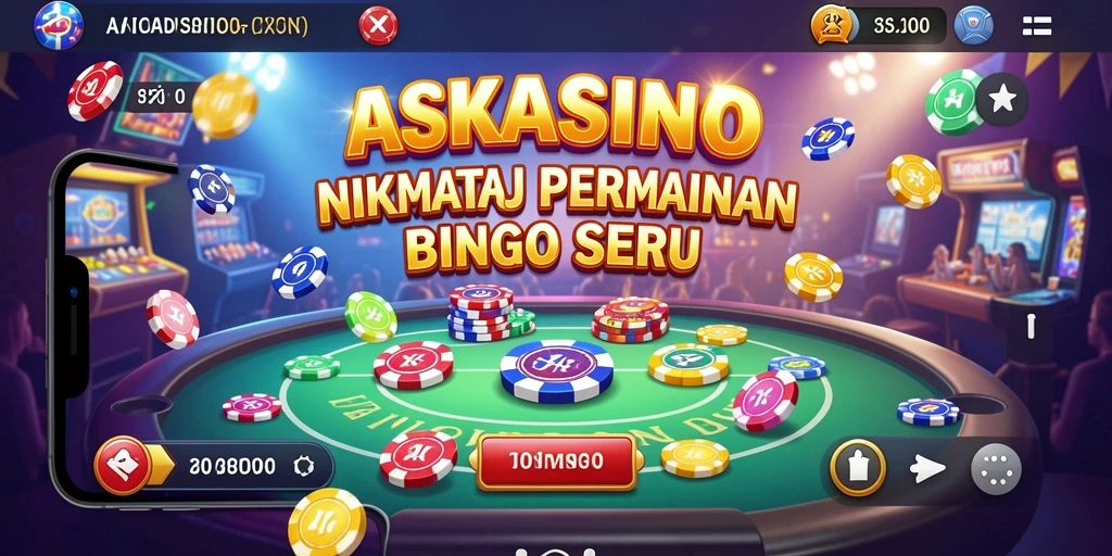 Tampilan gameplay seru dalam aplikasi Bingo ASKASINO.