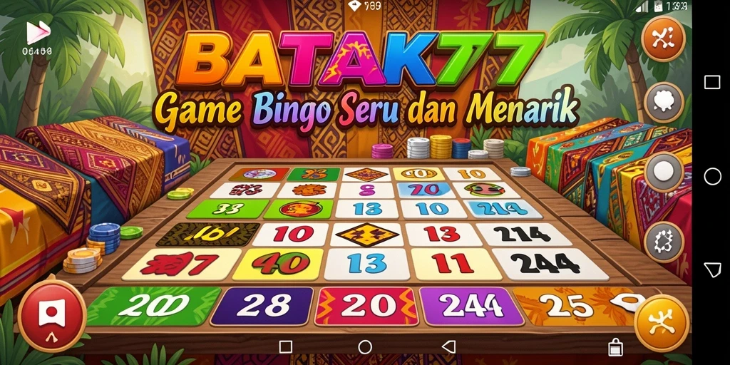 Screenshot dari gameplay seru di BATIK77 Bingo.