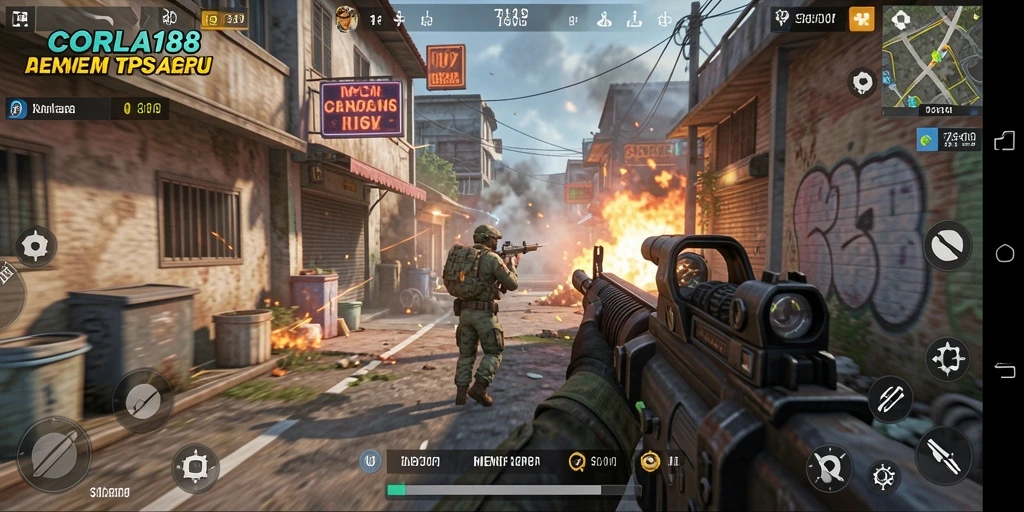 Gameplay CORLA188 yang penuh aksi dan strategi.