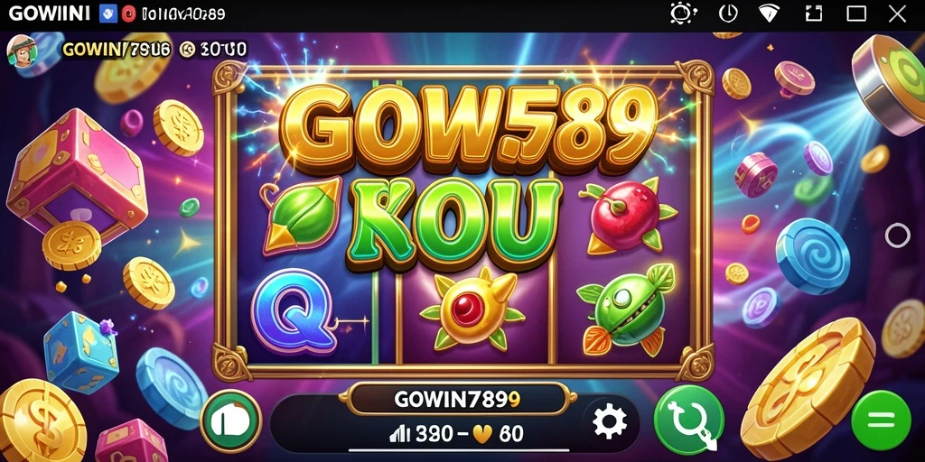 Tampilan gameplay menarik dari GOWIN789 dengan berbagai tema slot.