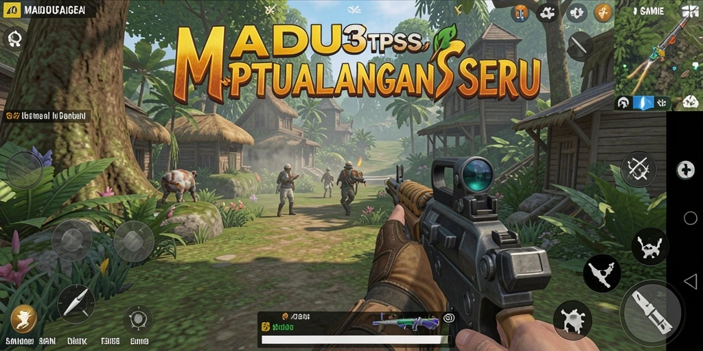 Tangkapan layar dari gameplay MADU303 yang mendebarkan.