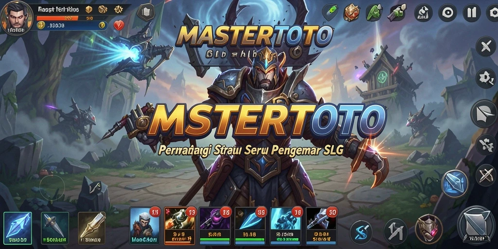 Screenshot MASTERTOTO dengan tampilan pertempuran yang mendebarkan.
