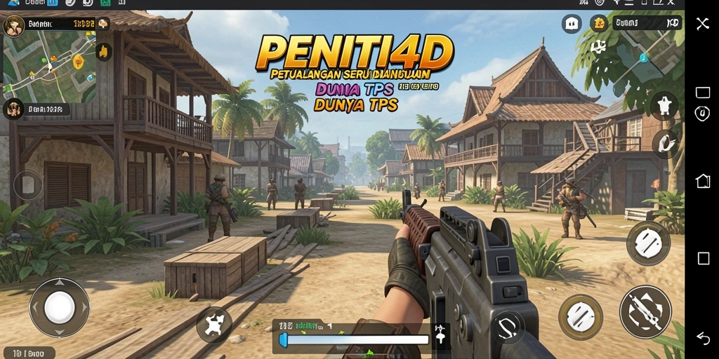 Tampilan gameplay seru dan mendebarkan dalam PENITI4D.