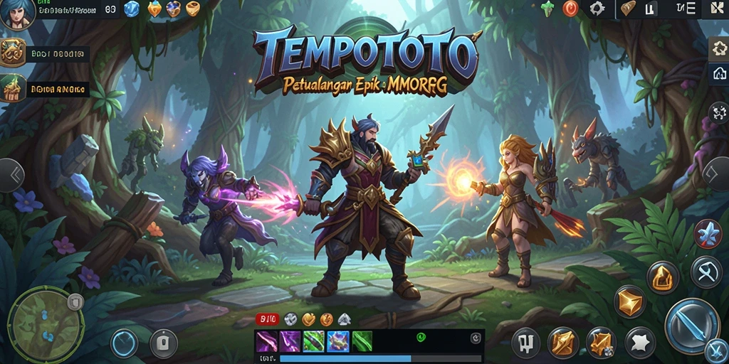 Tampilan gameplay yang menarik dari TEMPOTOTO dengan aksi seru.