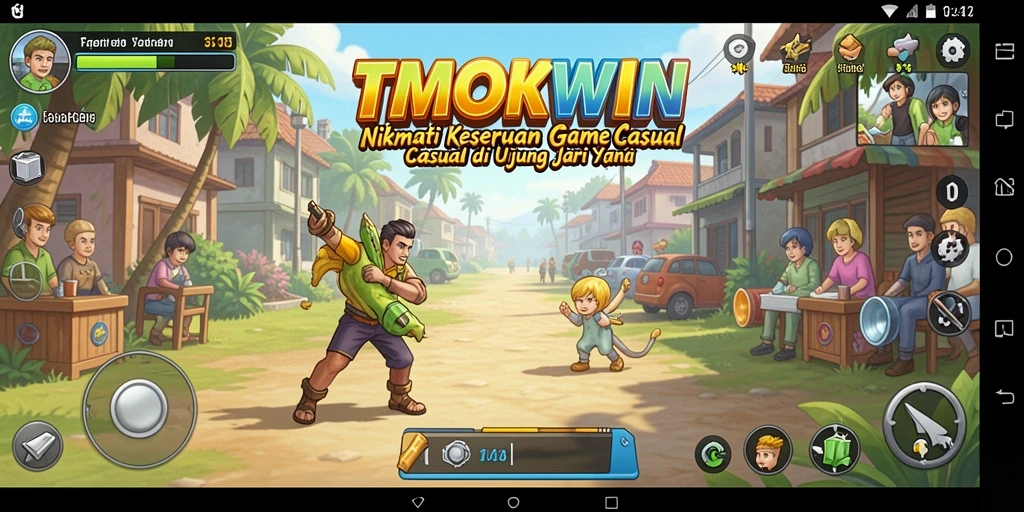 Tangkapan layar gameplay TMOKWIN dengan tantangan seru dan grafik menarik.