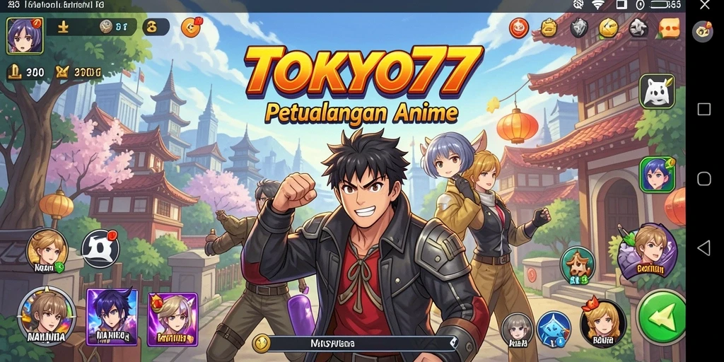 Tampilan dari gameplay <strong>TOKYO77</strong> yang menakjubkan dan dinamis.