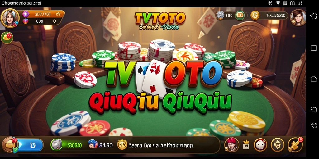 Tampilan menakjubkan dari gameplay QiuQiu TVTOTO.