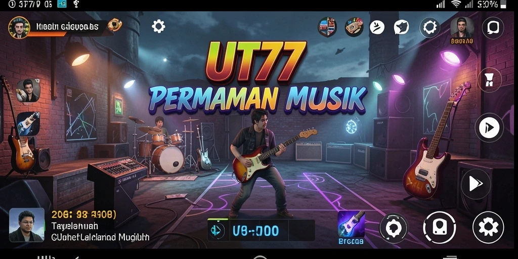 Tampilan antarmuka gameplay <strong>UT77</strong> yang menarik dan responsif.