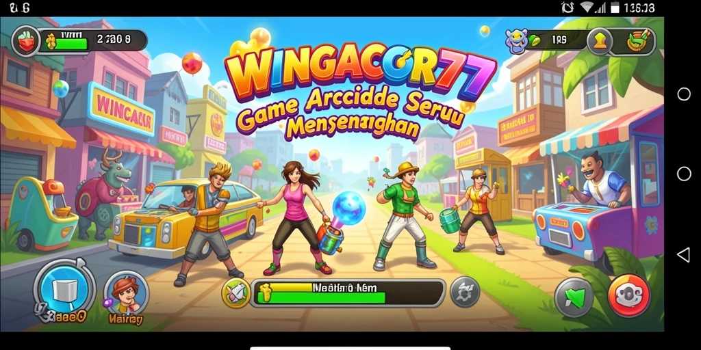Screenshot gameplay WINGACOR77 dengan aksi seru dan tantangan menarik.